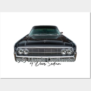 1963 Lincoln Continental 4 Door Sedan Posters and Art